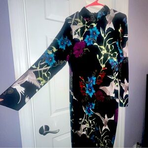 Ladies High neck long sleeve dress